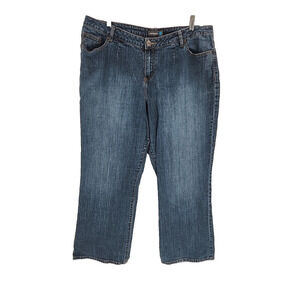 Lane Bryant Venezia Trouser Blue Jeans size 4 Average Bootcut Stretch